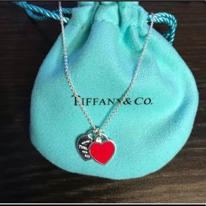 Red heart Tiffany necklace